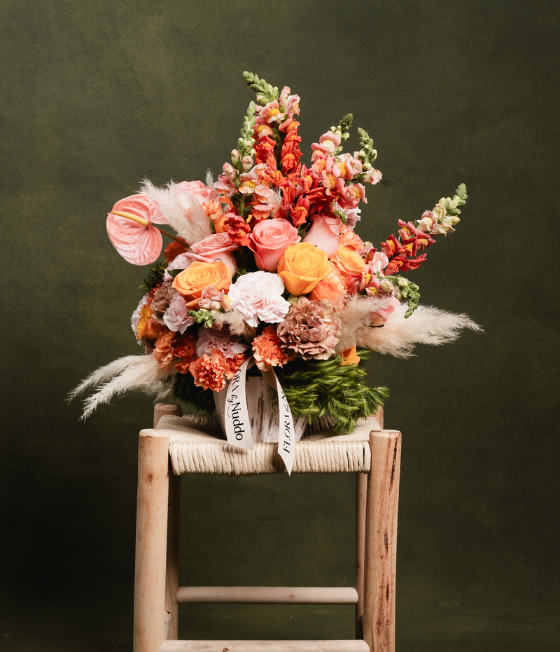 Ramo en Base de Cerámica