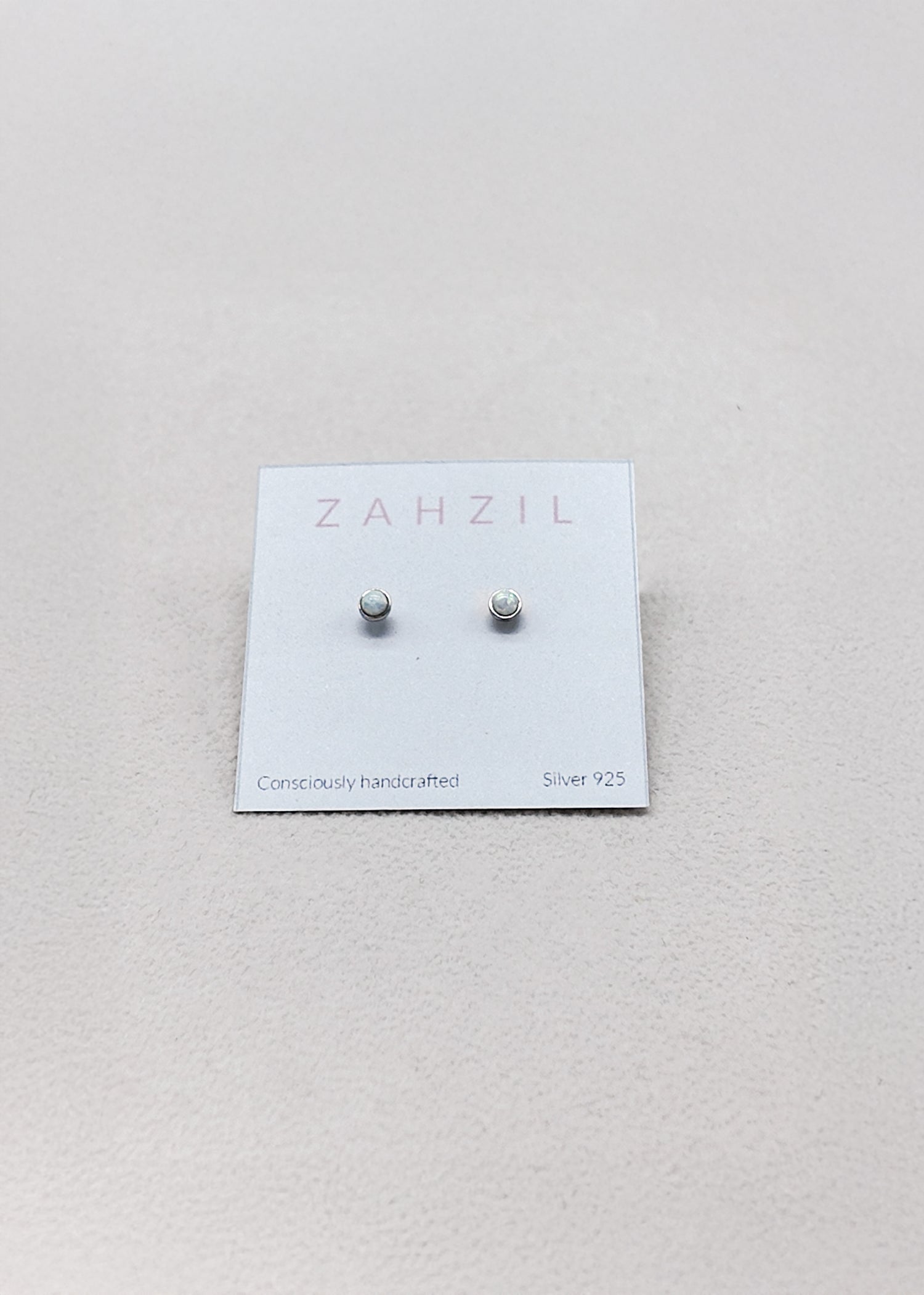 Aretes Ópalo Blanco